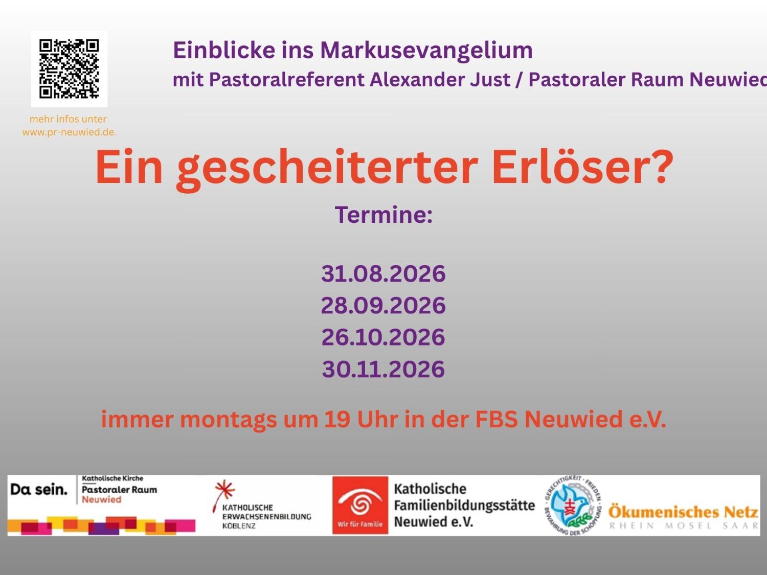 Ein gescheiterter Erlöser? (c) Pastoraler Raum Neuwied Ein gescheiterter Erlöser?