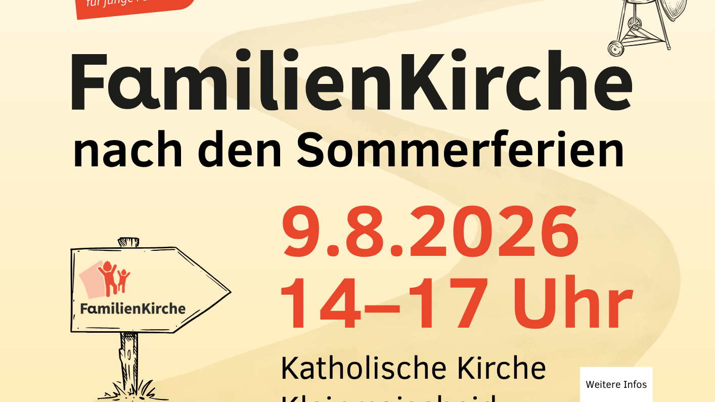 FamilienKirche nach den Sommerferien 2026: Kleinmaischeid